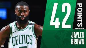 Jaylen brown official nba stats, player logs, boxscores, shotcharts and videos. Nba Com Stats On Twitter Jaylen Brown Posts A Career High 42 Pts In Just 30 Minutes Of Action For The Celtics
