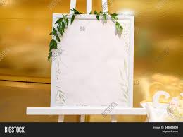 Wooden Easel White Image Photo Free Trial Bigstock