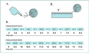 Ring Size Chart 3 Ways To Measure The Ring Size By Yourself