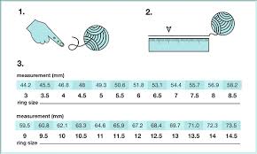 ring size chart 3 ways to measure the ring size by yourself