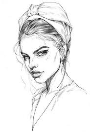 Fine Art Female Sketch Female Face Sketch Portrait Reference Female Faces How To Draw Female Face Female Face Drawing Face Drawing Face Profile Drawing