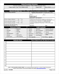 16 Doctor Prescription Templates Pdf Doc Free