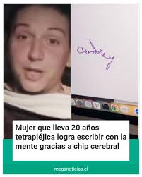 Audrey Crews, una mujer que lleva 20 años tetrapléjica, hizo historia al  poder escribir su nombre en un computador utilizando solo su mente. Conoce  su historia👇