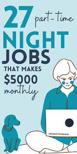 34 Real Part Time Night Or Evening Jobs From Home Make 1000 Week In 2020 Night Jobs Jobs For Teens Online Jobs