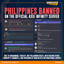 Maharlika network is a survival network from the philippines that aims to give our players quality gameplay and experience! When In Manila Plays Philippines Channel Is Banned Muted Locked Indefinitely On Axie Infinity S Official Discord Server Axie Infinity Admins Indefinitely Locked The Philippines Channel On Their Official Server That