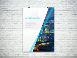 A0 Psd Poster Mockup Fribly Poster Mockup Psd Poster Mockup Free Psd Poster