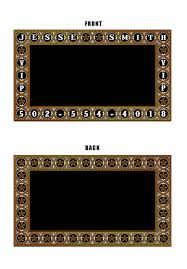 Get the world's best creative tools and services with exclusive business features. Entry 45 By Ubaid92 For Border Design Business Card Freelancer