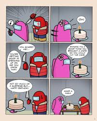 Part 3 Happy Birthday Amongus Crazy Funny Memes Funny Gaming Memes Funny Memes