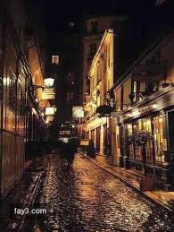 شوارع باريس ليلا 5 Paris At Night Paris Street Night Scenery