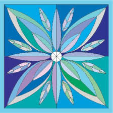 Snowflake Winter Mosaic Radial Symmetry Mosaic Winter Art Activity Winter Art Symmetry Art Winter Art Projects