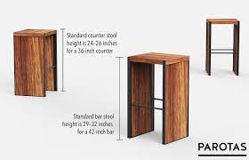 This can be a standalone bar, an outdoor bar, a bar stool size ranges. Choosing The Perfect Height For Your Bar Counter Stools Parotas