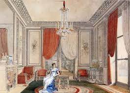 The victorian chandelier may be one of the simple and removable illustrations of painting art to connect or hang up along the buttress handily even in hall dedicated to common. Chandelier Socks Interior Design History Victorian Interior Design Interior Illustration