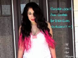 Check out inspiring examples of dip_dyed_hair artwork on deviantart, and get inspired by our community of talented artists. How To Diy Dip Dyed Ombre Neon Pink Hair Style Without Bleach Tutorial Nicki Minaj Inspired Youtube