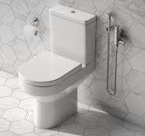 Metro Comfort Height Toilet with Douche Kit and Soft Close Seat