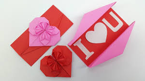How to make valentines day card making for boyfriend/girlfriend. Origami Heart Envelope Box Diy Envelope Paper Heart Card Gift For Boyfriend Girlfriend Youtube