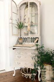 The v pattern on this secretary desk (both on the hutch door and on the frame. Secretary Desk Is A Beautiful And Practical Addition To Every House