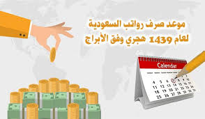 موعد صرف الرواتب بالسعودية وفق الأبراج للعام 1439 هجري Calendar Poster Movie Posters