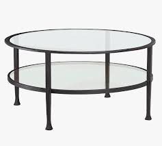 Our glass coffee table tops are durable and come in various shapes, such as rectangle, oval, and octagonal. Tanner 36 Round Coffee Table Pottery Barn