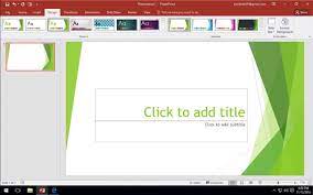 Click design at the top of the window, and choose a slide. How To Download Install A Powerpoint Template In 60 Seconds