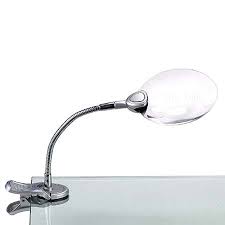 3 Led Magnifier Gooseneck Clip Light Magnifying Glasses Supply E Tay