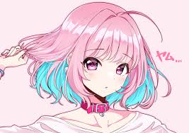 Anime girls with pink hair. Close Collar Deadnooodles Idolmaster Idolmaster Cinderella Girls Pink Eyes Pink Hair Short Hair Yumemi Riamu Konachan Com Konachan Com Anime Wallpapers