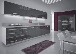 Slick High Gloss Charcoal Mdf Kitchen From Dbuzzgroup Kitchen Interior Design Modern Kitchen Room Design Modern Kitchen Apartment