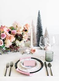 Enchanting Pastel Holiday Dinner Table Inspired By This Holiday Dinner Table Holiday Table Settings Christmas Table