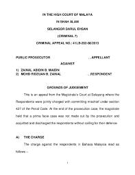 Kes disiasat mengikut seksyen 427 kanun keseksaan, seksyen 324 kanun keseksaan dan seksyen 506 kanun keseksaan, katanya. Pdf In The High Court Of Malaya In Shah Alam Selangor Darul Ehsan Criminal 7 Ms Hassnar Academia Edu