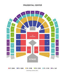 Prudential Center Newark Seating Chart Bts Elcho Table