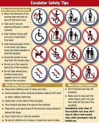 Escalator Safety Signage Escalator Safety Tips Sign Design