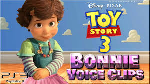All Bonnie Voice Clips • Toy Story 3: The Video Game • (Emily Hahn) All  Voice Lines - YouTube