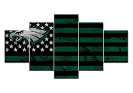 Click here to shop now. Football Wall Decor Philadelphia Eagles Nfl Canvas Modern Artowrk Bedroom Home Decor Bedroom Paintings Hd Prints On Canvas 5 Panel Artwork Paintings Giclee Framed Stretched Ready To Hang 60 Wx40 H Amazon In Home Kitchen