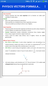 Physics Vectors Formula Ebook For Android Apk Download