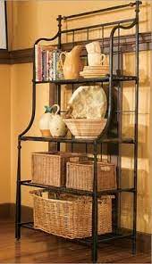 Easily match most contemporary homes today thanks to its design. 14 Bakers Rack Kitchen Ideas Bakers Rack Kitchen Bakers Rack Bakers Rack Decorating