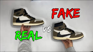 The soles of all air jordans 1s have a star pattern and they should be slightly pronounced. Real Vs Fake Travis Scott X Nike Air Jordan 1 Comparison Latest Batch Youtube