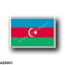 Azərbaycan ɑːzæɾbɑjˈd͡ʒɑn), officially the republic of azerbaijan, is a country located at the boundary of eastern europe and western asia. Az Flag Azerbaijan World S Fridge Magnet