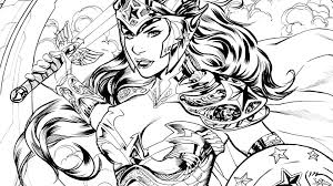 Select from premium adult coloring of the highest quality. Realistic Wonder Woman Coloring Pages For Adults Coloring4free Coloring4free Com