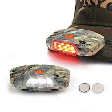Mossy Oak Cap Hat Light 8 Led Rotatable Hands Free Clip On Hat Light Lightweight Ball Cap Visor Light 2 Pack 3 Modes Camping Lights Ball Cap Dog Walking