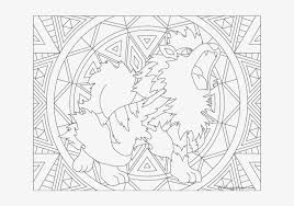 Visit our page for coloring! Pokemon Growlithe Coloring Pages Mandala Pokemon Pikachu Free Transparent Png Download Pngkey