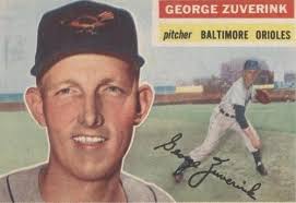1956 Topps Baseball #276 George Zuverink PR *g1
