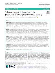 Older cpg are stored for archiving and reference purposes and should not be held liable for any differences in management. Pdf Salivary Epigenetic Biomarkers As Predictors Of Emerging Childhood Obesity