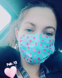 Aldi child size masks for the win! And cute design too..