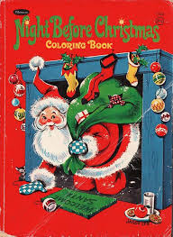 Night Before Christmas Vintage Coloring Books Christmas Coloring Books Vintage Christmas