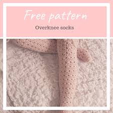 Here you will find a lot of colorful free crochet socks patterns. Overknee Socks Free Crochet Pattern