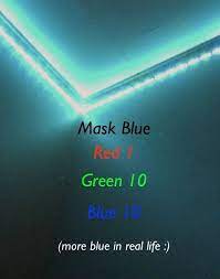 mask blue diy led light strip color led lighting bedroom led color changing lights led room lighting