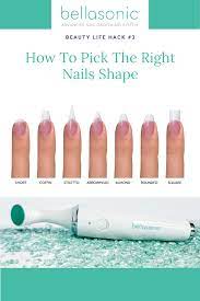How To Pick The Best Nail Shape For You Natural Nail Shapes Different Acrylic Nail Shapes Types Of Nails Shapes