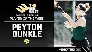 Cal Poly's Peyton Dunkle Opens Collegiate Career with Weekly Acclaim