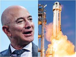 On saturday, the winner of an auction for a seat to accompany bezos and his brother mark on his big space adventure will be announced. Watch Jeff Bezos Launches To Space On Blue Origin Rocket