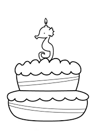 Hochwertige kuchen malvorlagen sind ein wahrer schatz für jeden elternteil: Kostenlose Malvorlage Geburtstag Kuchen Zum Dritten Geburtstag Zum Ausmalen