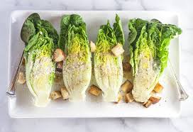 Little Gem Caesar Salad Caesar Dressing Little Gem Lettuce Food Inspiration